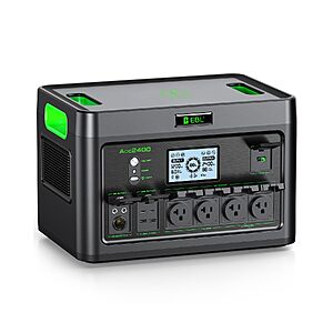 $474.95 @ Amazon | EBL 2400W Portable Power Station LiFePO4 1843.2Wh