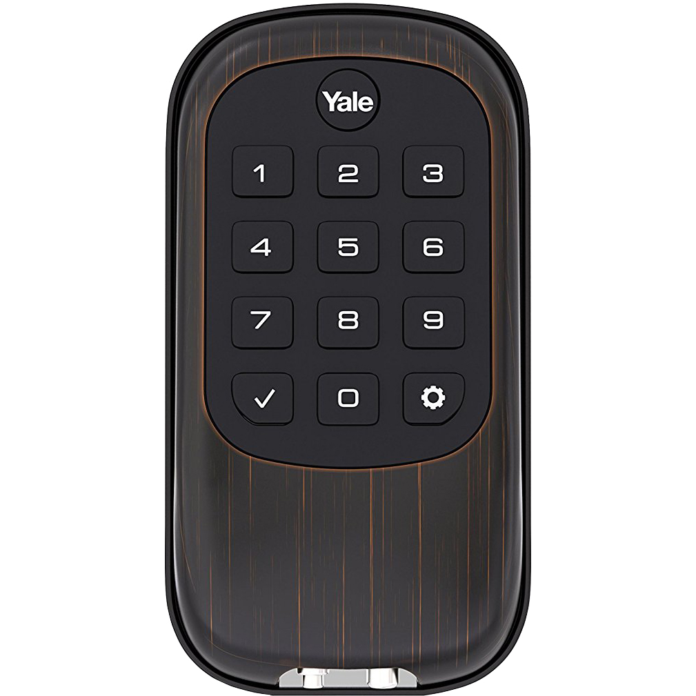Yale Locks B1L Lock Push Button with Z-Wave, Bronze (YRD110ZW0BP) for $99