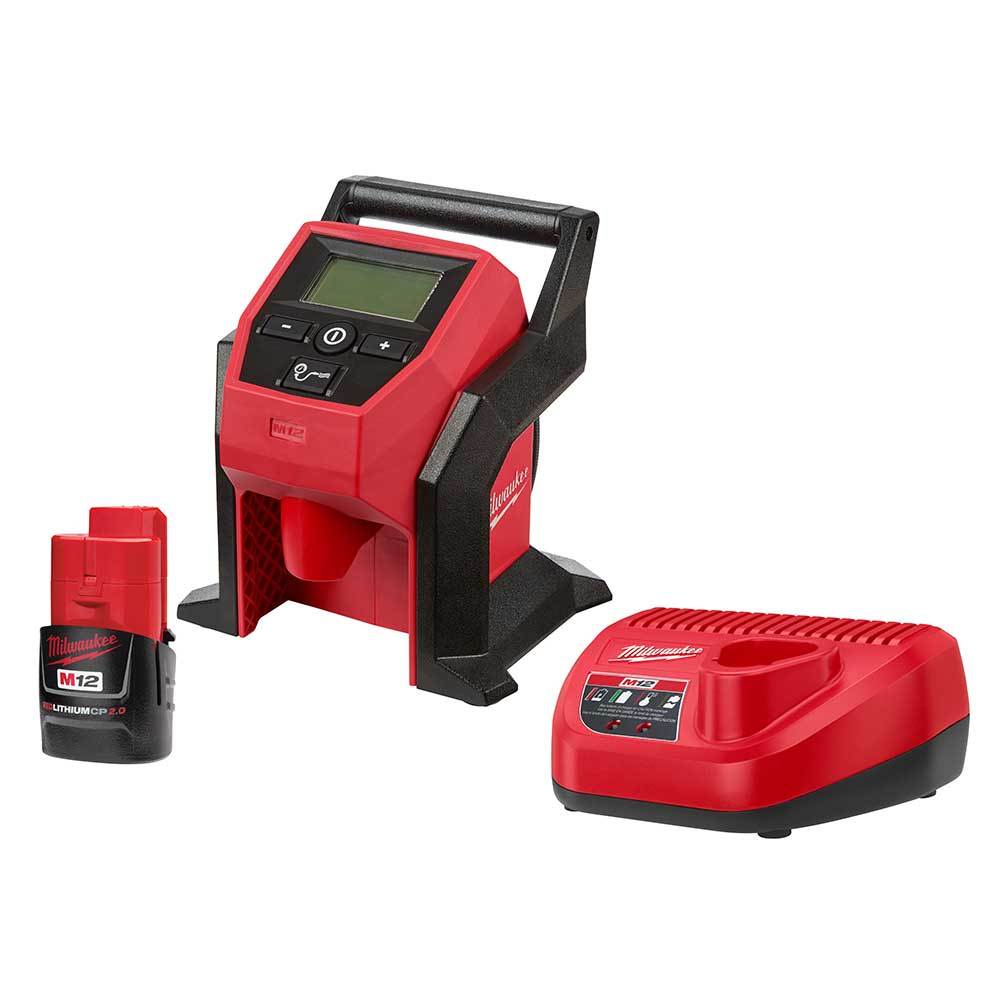 Milwaukee 2475-21CP M12 Lithium-Ion Cordless Compact Digital Inflator  - MaxTool $99