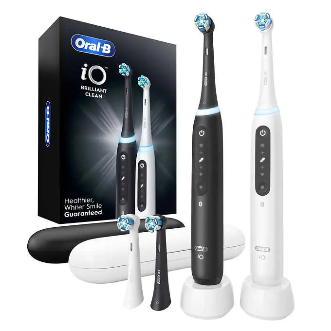 Oral-B iO 5 Brilliant Clean Electric Toothbrush, 2-pack $119.99 Costco