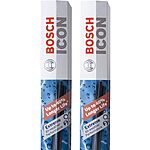 2-Pack Bosch ICON Beam Wiper Blades (22A20A, Driver & Passenger) $15.85 w/ Subscribe &amp; Save