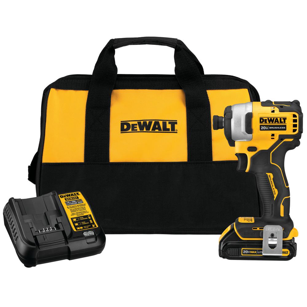 Dewalt Atomic 1/4" Impact Driver w/ Battery, Bag & Charger - Home Depot clearance $80 YMMV