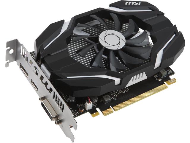 MSI GeForce GTX 1050 Ti DirectX 12 GTX 1050 Ti 4G OC 4GB 128-Bit GDDR5 PCI Express 3.0 x16 HDCP Ready Video Card $139.99