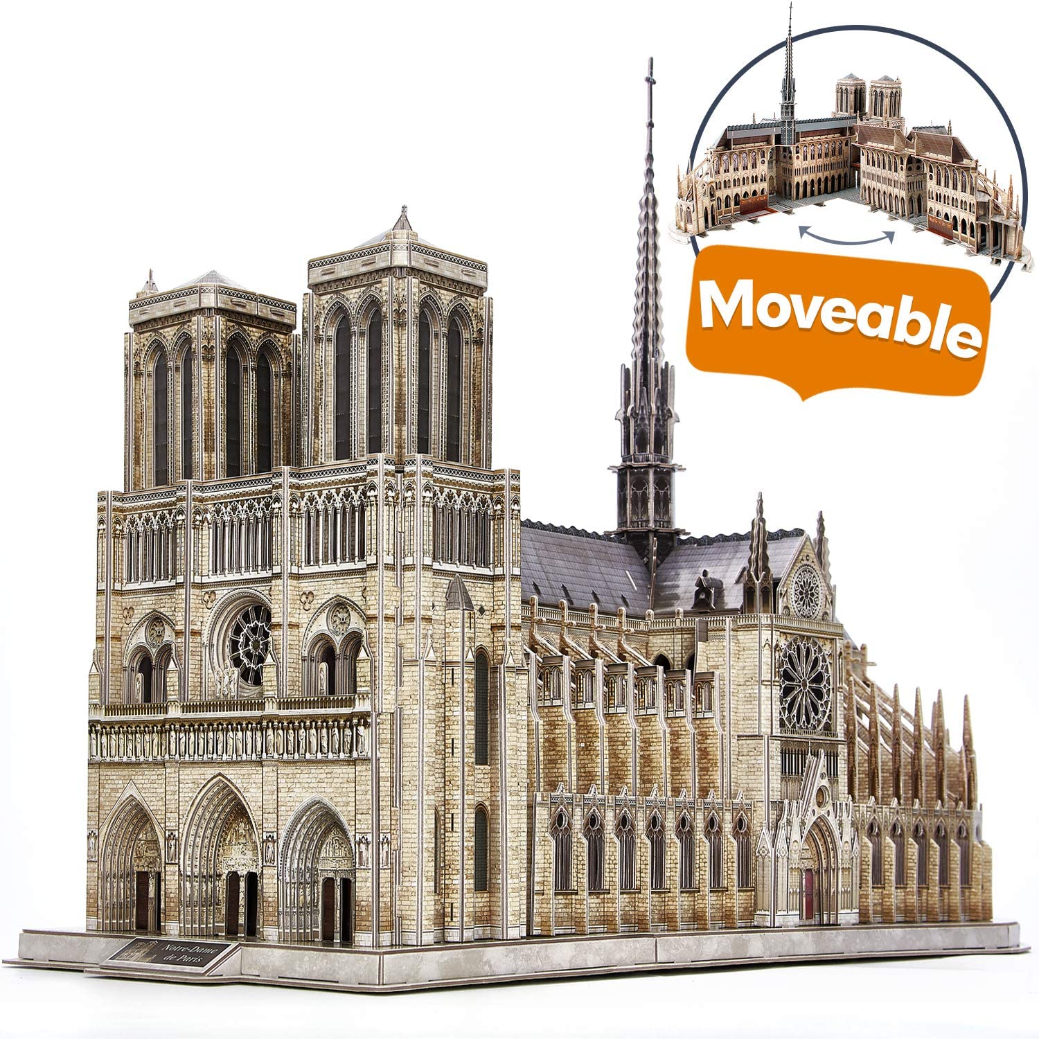notre dame puzzle 3d