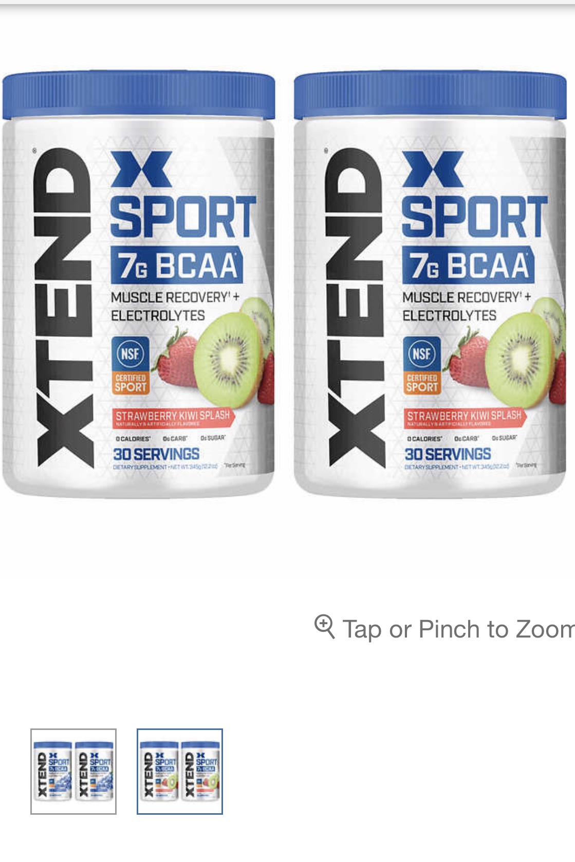Xtend Sport BCAA  $20 2pk 30 servings