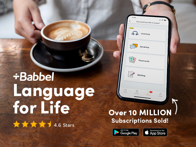 Babbel Lifetime Subscription more than 50% off $139.97 at StackSocial