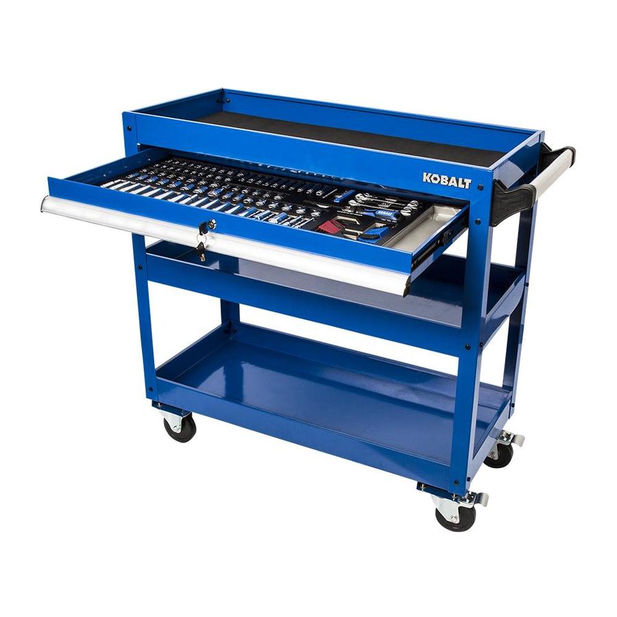 Kobalt 141 Piece Mechanic S Tool Set With Mechanics Cart Lowes