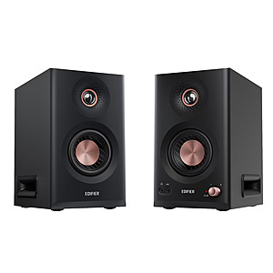 Edifier MR5 Powered 2.0 Studio Monitor Speaker Set with 5-In. Woofers, Hi-Res Audio/Hi-Res Audio Wireless 110-Watt-RMS Bluetooth, Pair (White or Black) - Sam's Club $239
