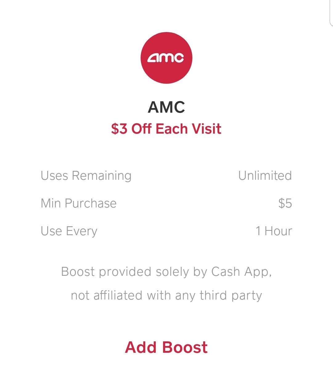 Cash App 3 Unlimited Amc Boost Android And Ios Slickdeals Net