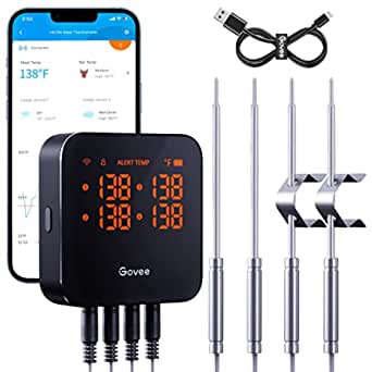 Govee WiFi Meat Thermometer - 4 probes - $60