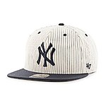 MLB New York Yankees Woodside Captain Adjustable Snapback Hat, One Size, Navy by '47 For $14.97 @ Amazon