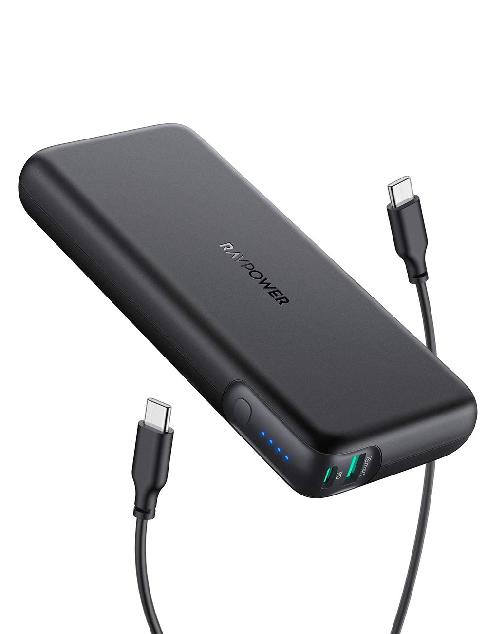 Portable Charger RAVPower 20000mAh 60W PD 3.0 USB C Power Bank - $38.89 @ Amazon