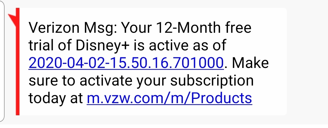 Verizon Wireless Customers Free Disney Plus For A Year