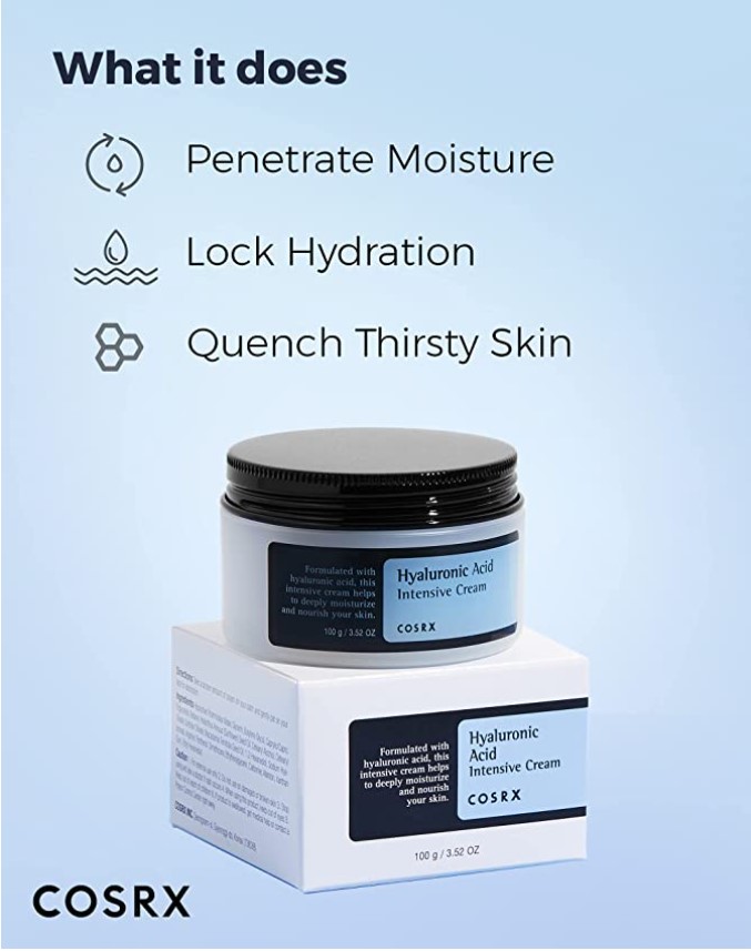 COSRX Hyaluronic Acid Moisturizing Cream, Long-lasting Hydration, Rich Moisturizer for Sensitive Skin $14.14 or less with S&S, FS w/Prime or $25+