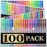 Artist's Choice 100 Gel Pens with Case Extra Large Set $19.99  Prime ONLY @amazon.com