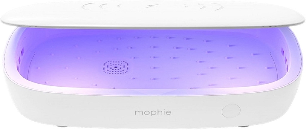 Mophie UV Sanitizer w/Wireless Charging for Smartphones - White (New) - $15