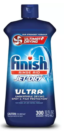 Finish Jet-Dry Ultra Rinse Aid Dishwasher Rinse Agent and Drying Agent (32 oz.) $6.98