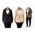 $17.97 for Sociology Women's Belted Wrap Coat | Groupon Exclusive