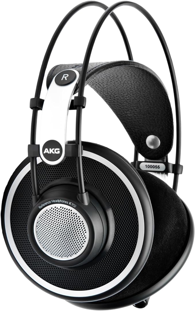 AKG Pro Audio K702 Over-Ear, $146.80 Open-Back, Flat-Wire, Reference Studio Headphones at Slam-Dunk via Amazon