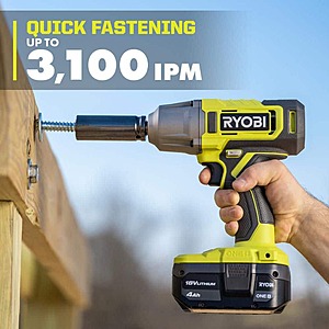 RYOBI ONE 18V Cordless 2 Tool Combo Kit with Rotary Tool Station