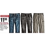 Shopko Black Friday: Bailey's PT Boys' Fashion Basic or Stretch Jeans or Twill Pants for $11.99