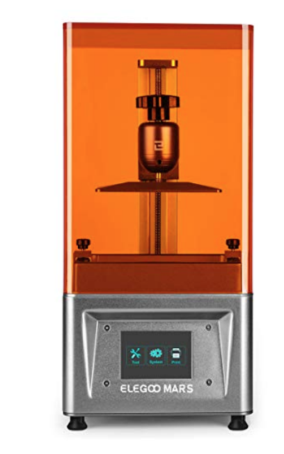Elegoo Mars Uv Photocuring Lcd 3d Printer Silver 250 Or Black