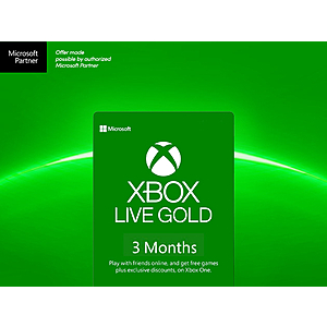 Xbox live gold 3 months 9.99 new arrivals