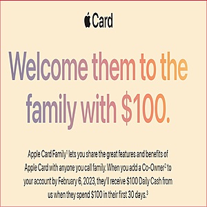 Apple Card Family Offer