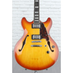 D'Angelico Premier DC XT Semi-hollowbody Electric Guitar (Iced Tea Burst) $600 + Free Shipping
