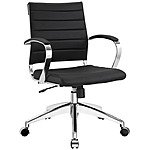 Jive Mid Back Office Chair in Black $142.50 Shipped