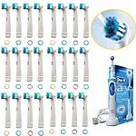 20-Pack Replacement Electric Toothbrush Heads for Braun Oral B Vitality Precision $8.50 Shipped