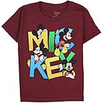 Kids Character Tops (Frozen, Paw Patrol, Mickey Mouse, Little Mermaid &amp; More) from $3 + Free S&amp;H Orders $25+