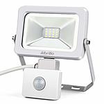 Albrillo 10W Motion Sensor LED Flood Lights daylight 800lm - $8, 30W $13 + Free Shipping w/ Prime