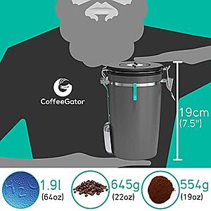 Prime Members: 64-Ounce Coffee Gator Airtight Coffee Storage Container