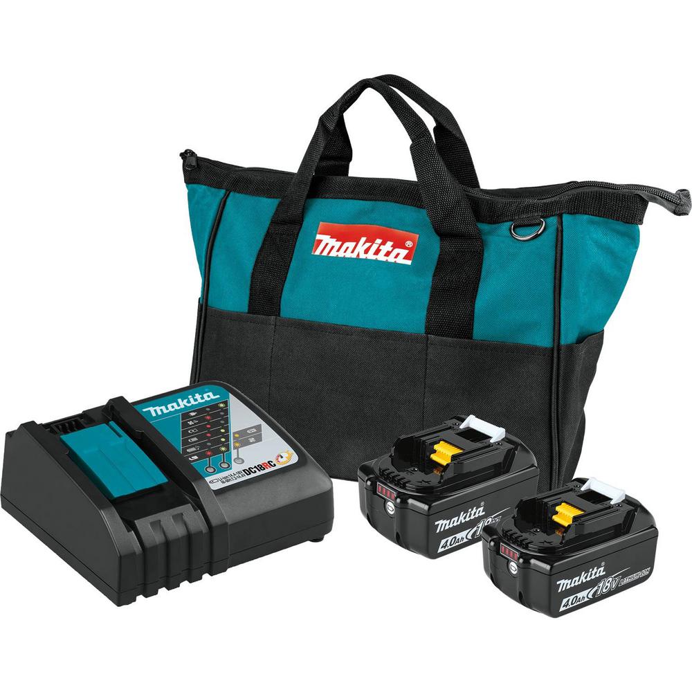 Makita 4ah Battery x2  start kit with a free tool $179 -- can be hacked , model # BL1840BDC2