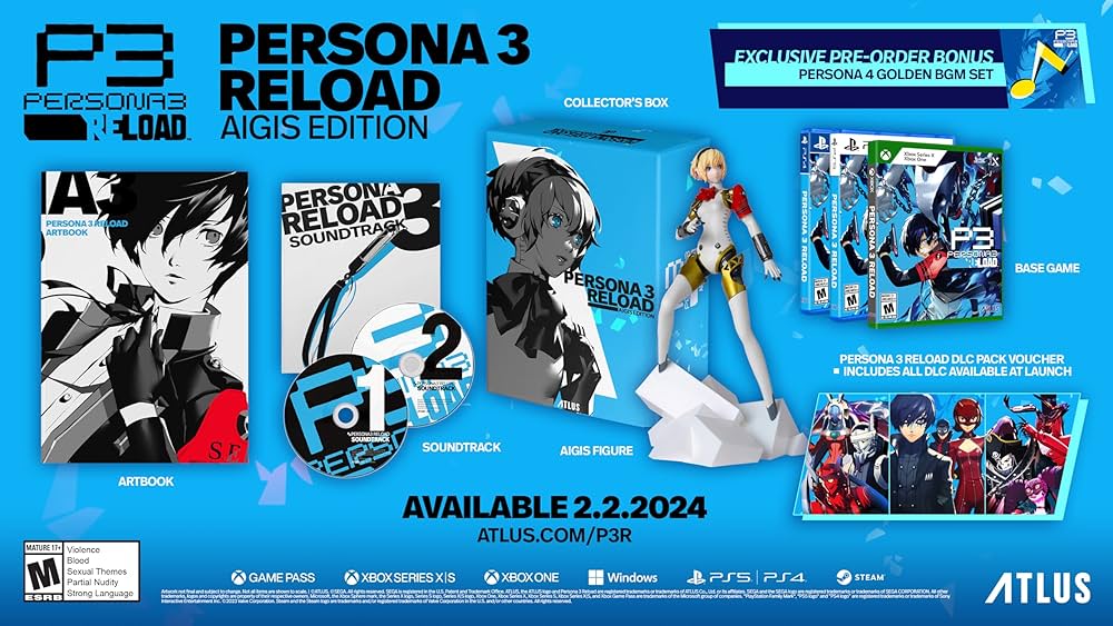 Persona 3 Reload: Collector’s Edition (Xbox Series X) $99.99 on Woot (free shipping for Amazon Prime members)