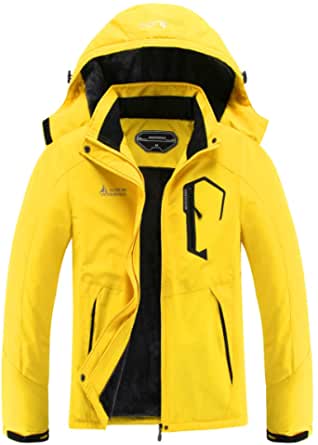 MOERDENG Women's Waterproof Ski Jacket Warm Winter Snow Coat Mountain Windbreaker Hooded Raincoat Jacket 59.49 74.99