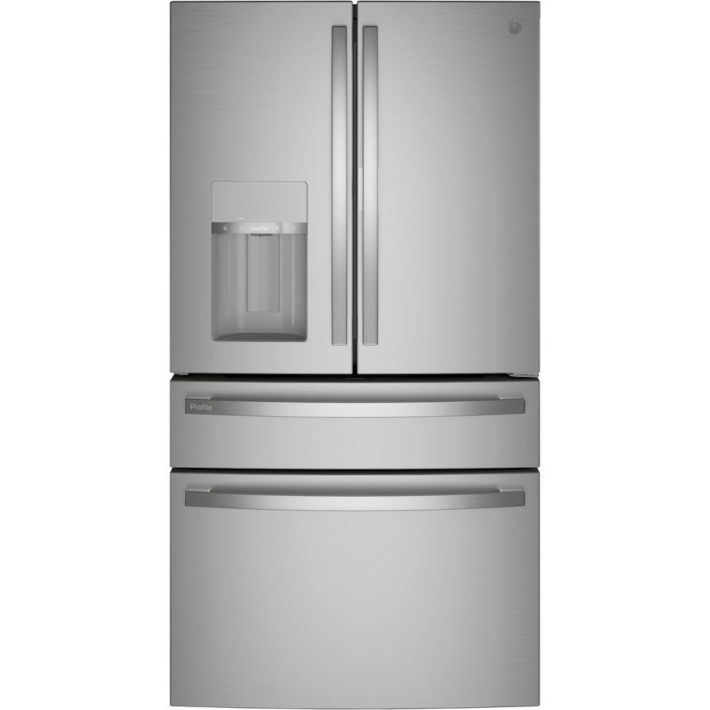 Ge Profile 27 9 Cu Ft Smart 4 Door French Door Refrigerator W Door In Door 2 798