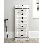 Walmart B&amp;M - Hives &amp; Honey, Nora Standing Jewelry Armoire $74 or less - White or Walnut - YMMV Clearance