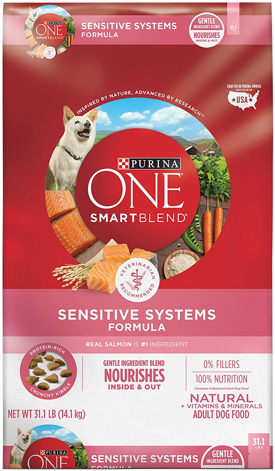 31 1 Lb Purina One Smartblend Natural Sensitive Stomach Dry Dog