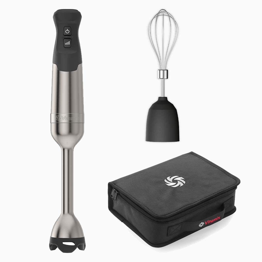 Bella Immersion Blender with Whisk Attachment - Black