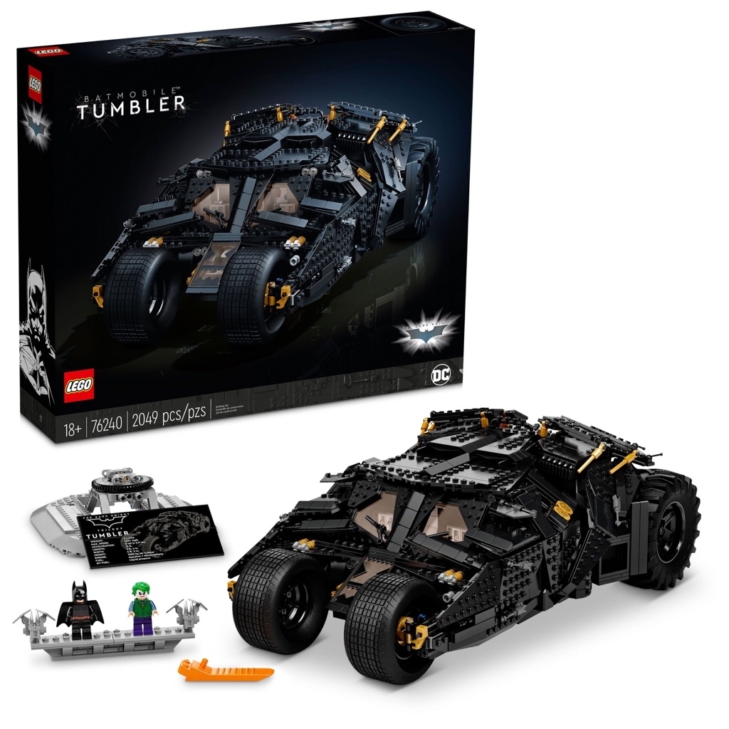 Lego Dc Batman Batmobile Tumbler Car Model 76240 : Target