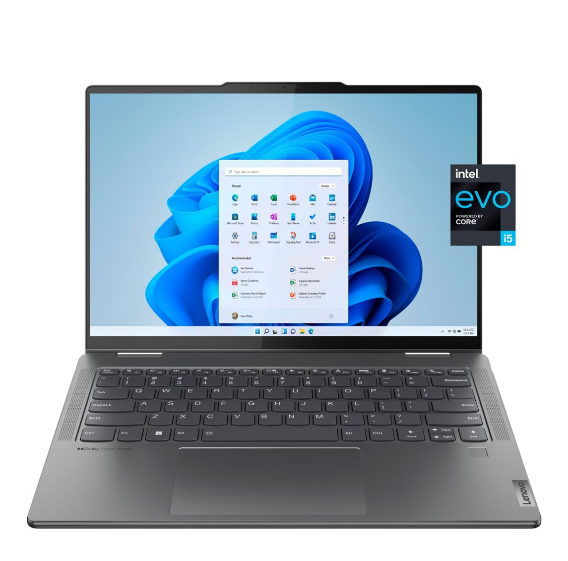 Lenovo Yoga 7i 2-in-1 14" 2.2K Laptop - Intel Evo Platform - Intel Core i5-1335U with 16GB Memory - 512GB SSD - free shipping, Best Buy $599.99