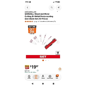 Buy One Get One Milwaukee 9" Sawzall Blades