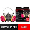 OV AG P100 Professional Multi-Purpose Respirator in Black with Drop Down $20.10