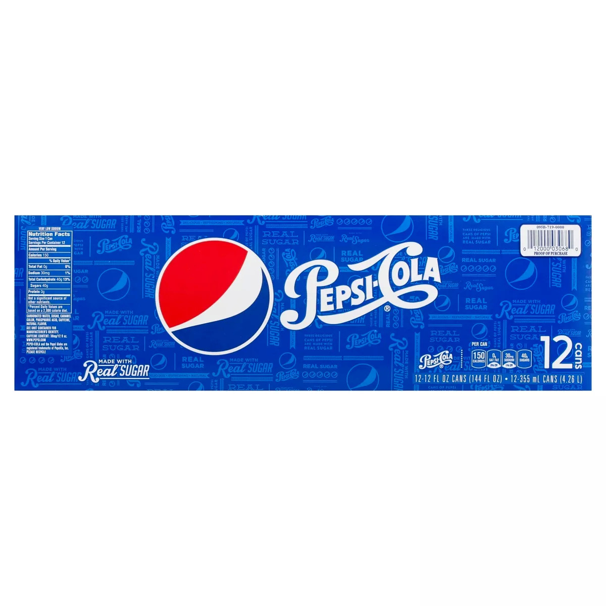 Pepsi products 3 - 12 pack for $12 or 11.4 with red card