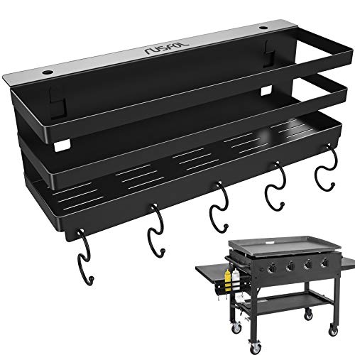 RUSFOL Upgraded Stainless Steel Griddle Caddy for 28"/36" Blackstone Griddles $27.74 @Amazon