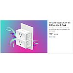 2 TP-Link HS103P2 Kasa Smart Wi-Fi Plug Lites - Amazon Treasure Truck YMMV $20.99