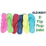 6/25 ONLY: Old Navy BM $1 flip flops