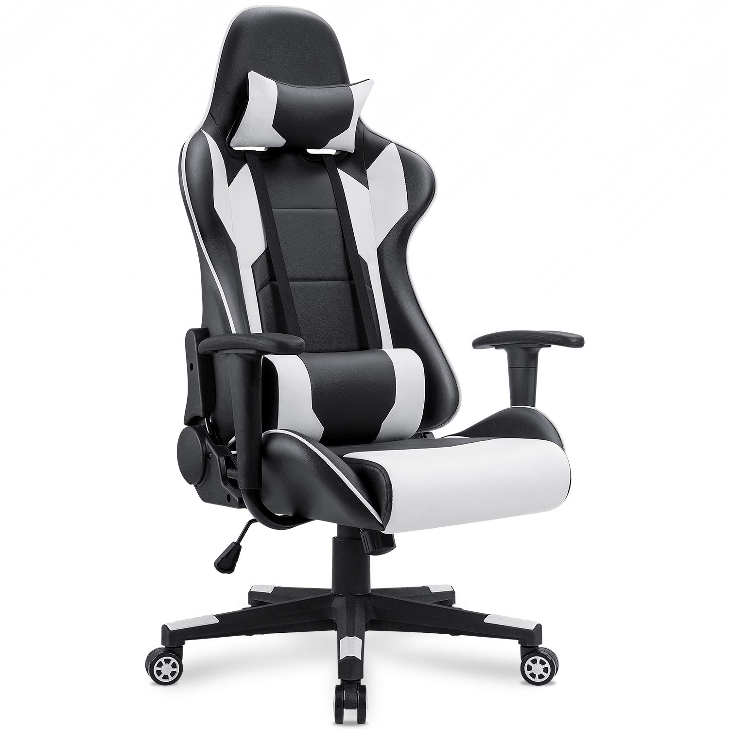 Homall White Gaming Chair Office Chair High Back Computer Chair - $88.24